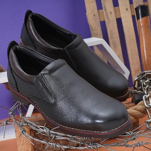 Men's Real Leather Steel Toe Light Weight Industrial Safety Shoes for Men