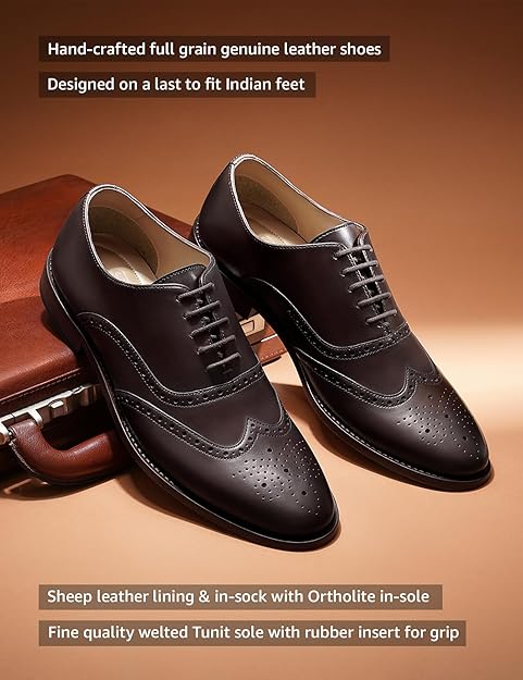 Symbol Premium Mens Formal Oxford Leather Shoes