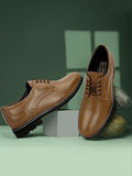 Leatherful Genuine Leather Derby SE Shoes for Men | TPR Sole & Nappa Leather Lining | Classic Dress Footwear